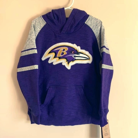 NEW Ravens Kids Size 5/6 Hoodie - Picture 1 of 8